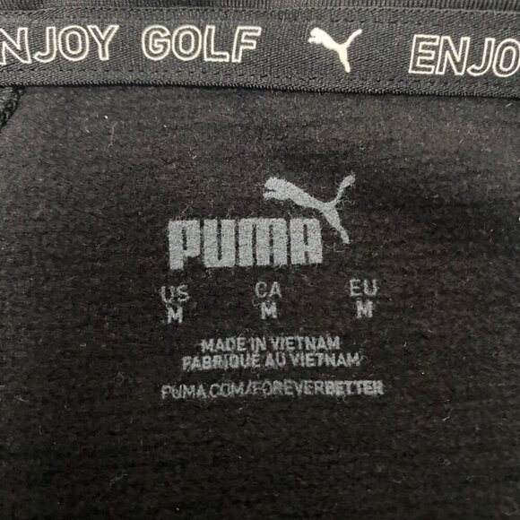Puma Black Zip-Up Performance Jacket – Size M | Stretch & Lightweight - Picture 7 of 10